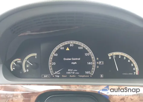 2009 Mercedes-Benz S 550 from USA, damaged, VIN WDDNG71X09A243245